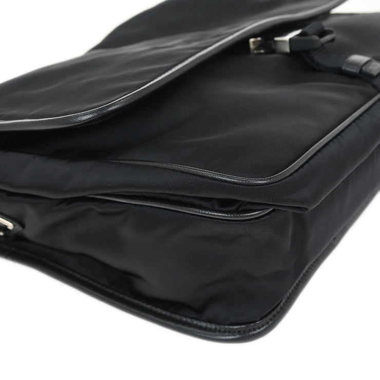 Prada Black Nylon Shoulder Bag 31/O 165 125041