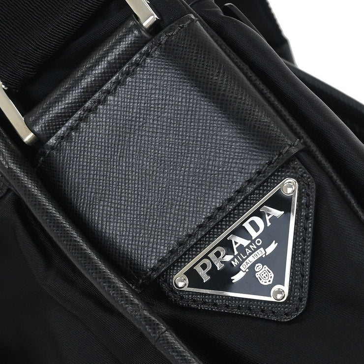 Prada Black Nylon Shoulder Bag 31/O 165 125041