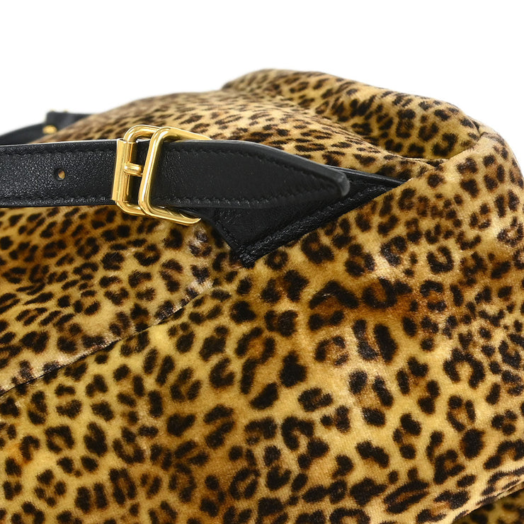 Saint Laurent Brown Velvet Backpack GNR421943.0416 125042
