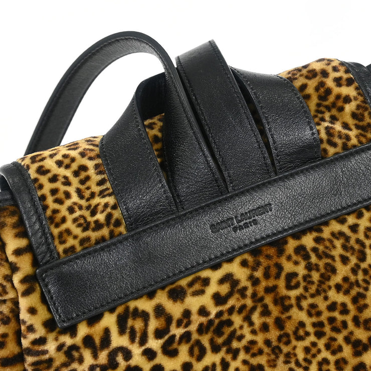 Saint Laurent Brown Velvet Backpack GNR421943.0416 125042