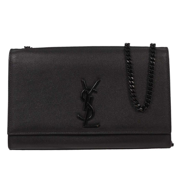 Saint Laurent Black Leather Kate Shoulder Bag PLB364021.1016 125043