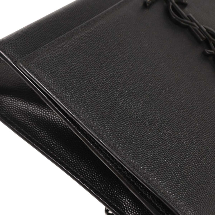 Saint Laurent Black Leather Kate Shoulder Bag PLB364021.1016 125043