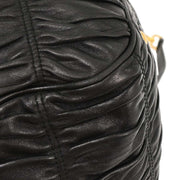 Prada Black Lambskin Handbag B1336M 8 7 165 125044