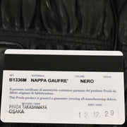 Prada Black Lambskin Handbag B1336M 8 7 165 125044