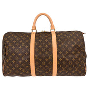 Louis Vuitton Monogram Keepall 50 Duffle Travel Handbag M41426 MB1025 125045