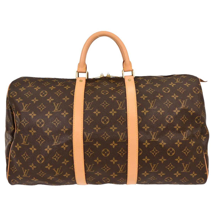 Louis Vuitton Monogram Keepall 50 Duffle Travel Handbag M41426 MB1025 125045