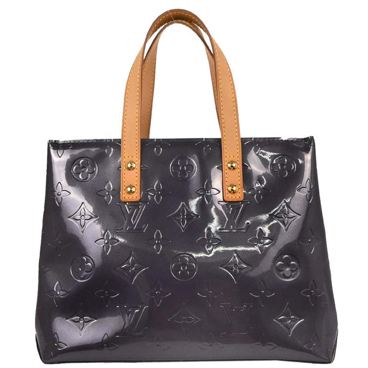 Louis Vuitton Blue Vernis Reade PM Tote Handbag M91335 MI1014 125046