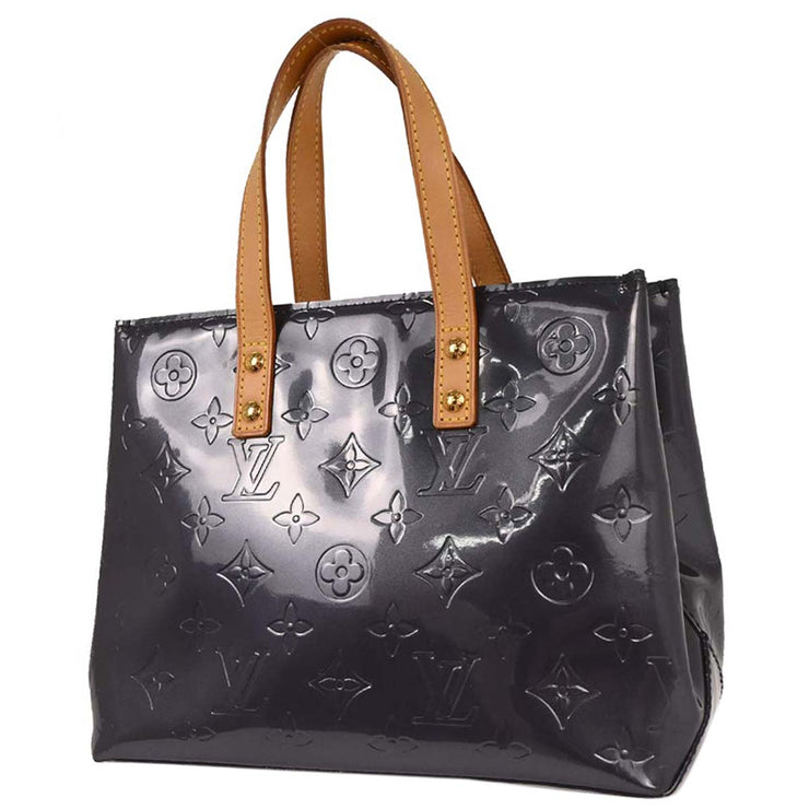 Louis Vuitton Blue Vernis Reade PM Tote Handbag M91335 MI1014 125046