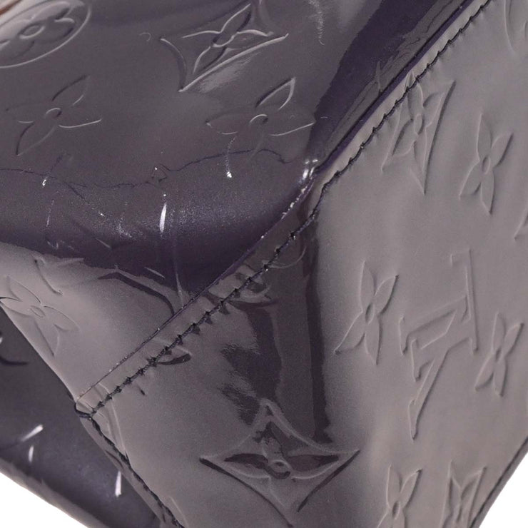 Louis Vuitton Blue Vernis Reade PM Tote Handbag M91335 MI1014 125046