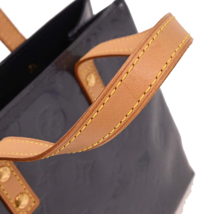 Louis Vuitton Blue Vernis Reade PM Tote Handbag M91335 MI1014 125046