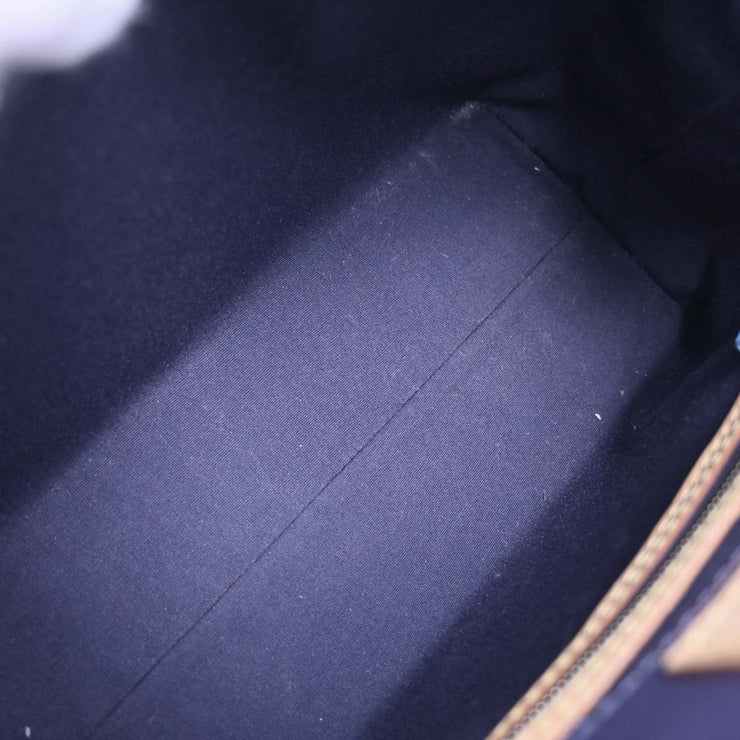 Louis Vuitton Blue Vernis Reade PM Tote Handbag M91335 MI1014 125046