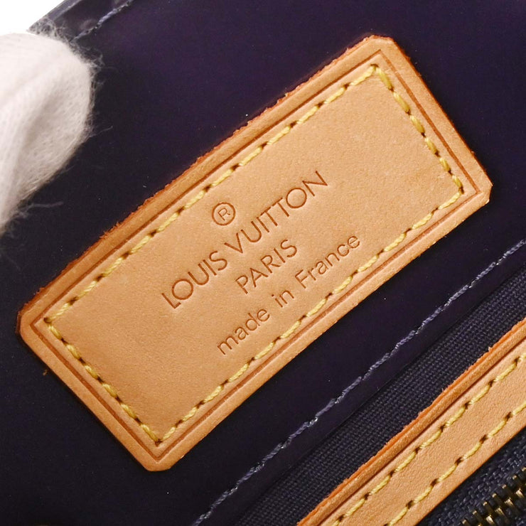 Louis Vuitton Blue Vernis Reade PM Tote Handbag M91335 MI1014 125046