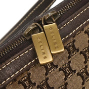 Celine Brown Canvas Macadam Shoulder Bag CE00/23 125047