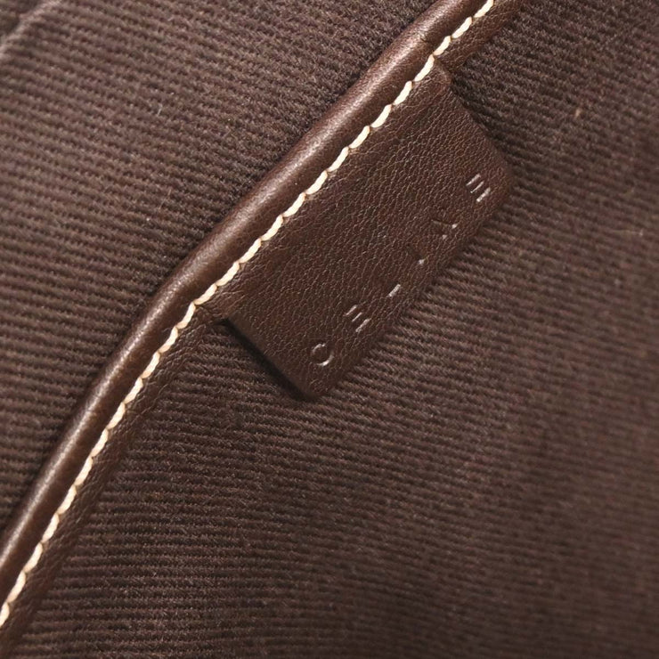 Celine Brown Canvas Macadam Shoulder Bag CE00/23 125047