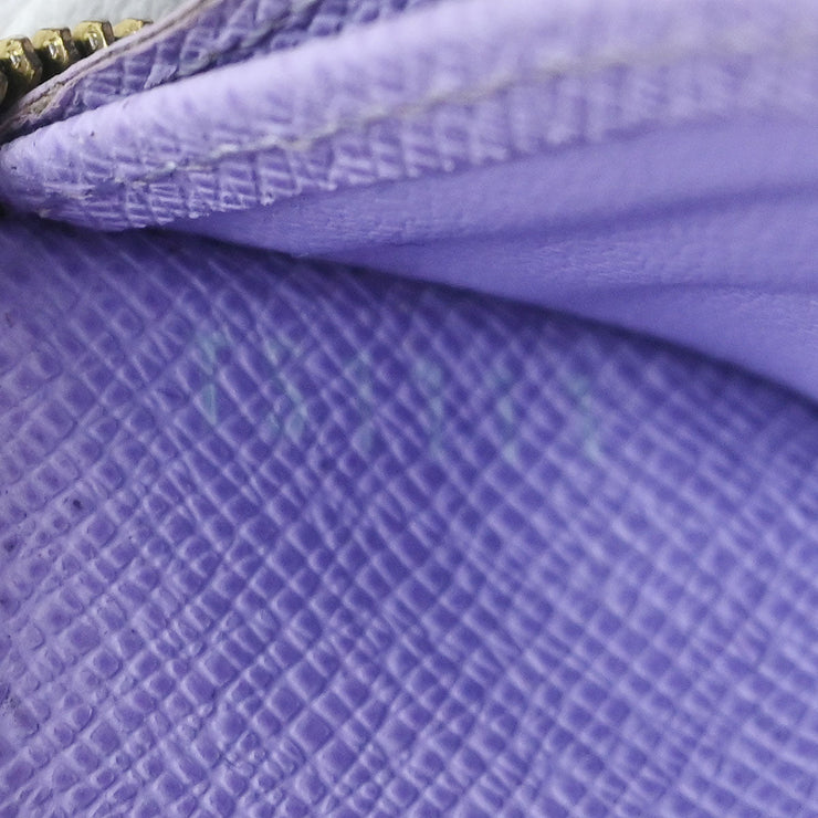 Louis Vuitton Black Multicolor Zippy Coin Purse Wallet M60268 TS1111 125054