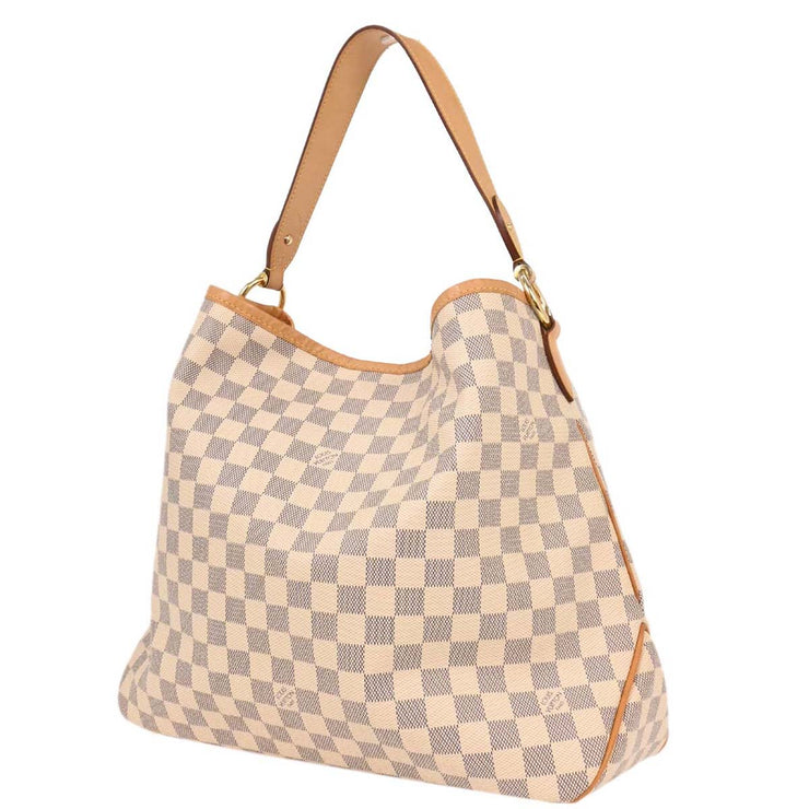 Louis Vuitton Damier Azur Delightful MM Shoulder Bag N41448 MI2155 125058