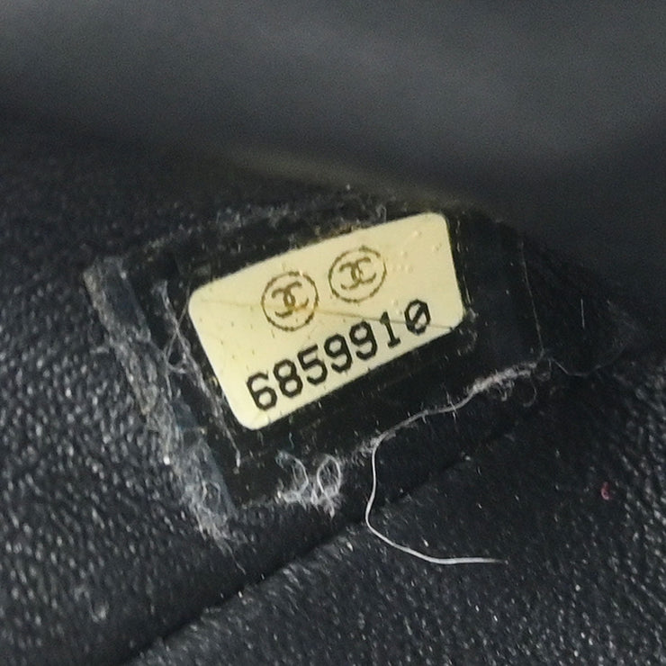 Chanel Black Canvas COCO East West Choco Bar Shoulder Bag 125063