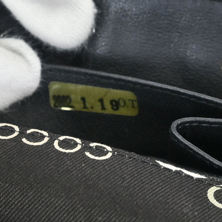 Chanel Black Canvas COCO East West Choco Bar Shoulder Bag 125064