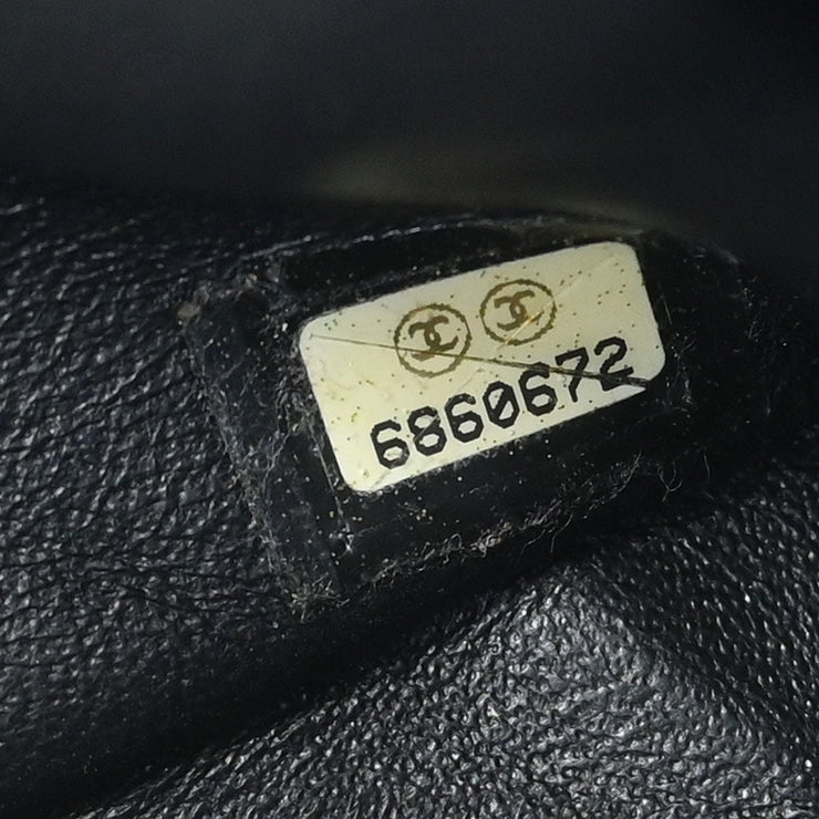 Chanel Black Canvas COCO East West Choco Bar Shoulder Bag 125064