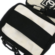Chanel White Nylon Travel Line Shoulder Bag 125065