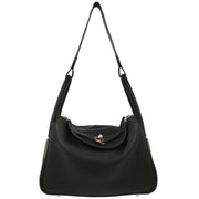 Hermes Black Taurillon Clemence Lindy 26 Shoulder Bag X CT 002 MC 125071