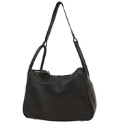 Hermes Black Taurillon Clemence Lindy 26 Shoulder Bag X CT 002 MC 125071