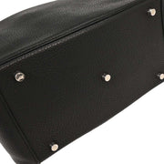Hermes Black Taurillon Clemence Lindy 26 Shoulder Bag X CT 002 MC 125071