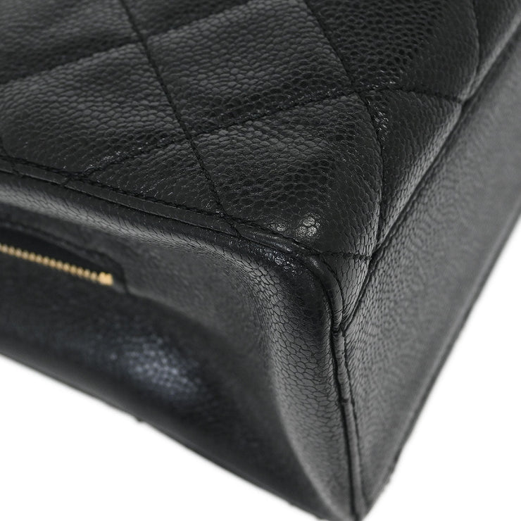 Chanel Black Calfskin Tote Handbag 125073
