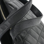 Chanel Black Calfskin Tote Handbag 125073