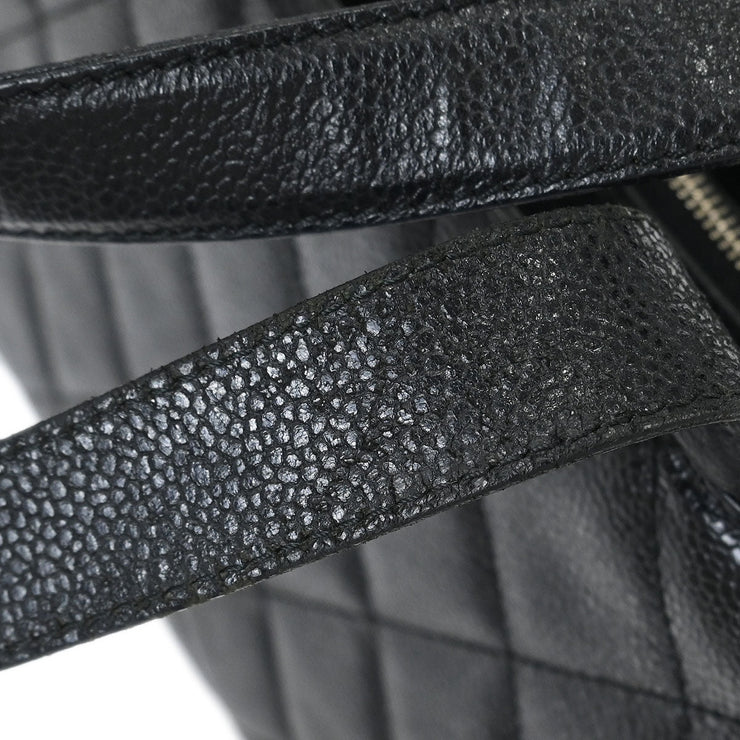 Chanel Black Calfskin Tote Handbag 125073