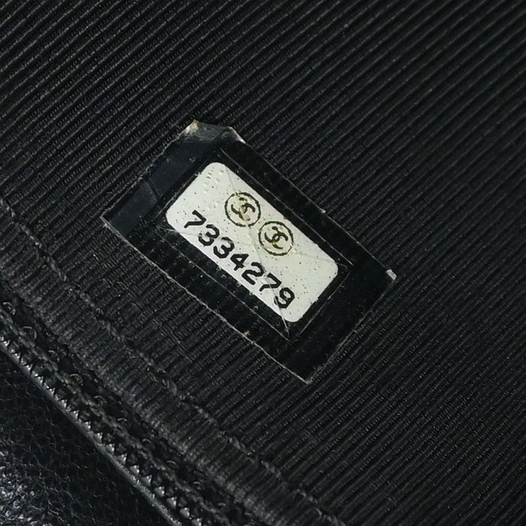 Chanel Black Calfskin Tote Handbag 125073