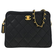 Chanel Black Calfskin Camera Bag 125076