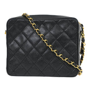 Chanel Black Calfskin Camera Bag 125076