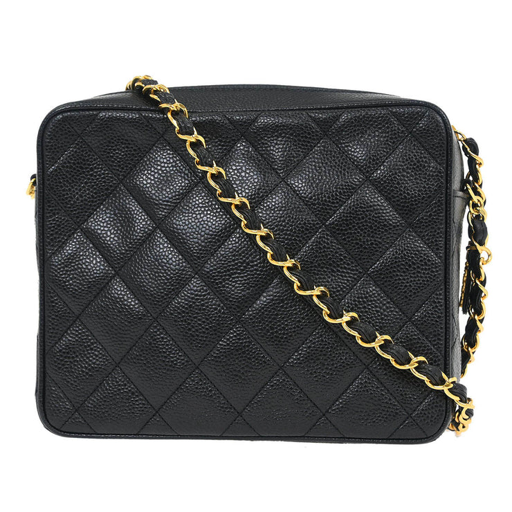 Chanel Black Calfskin Camera Bag 125076