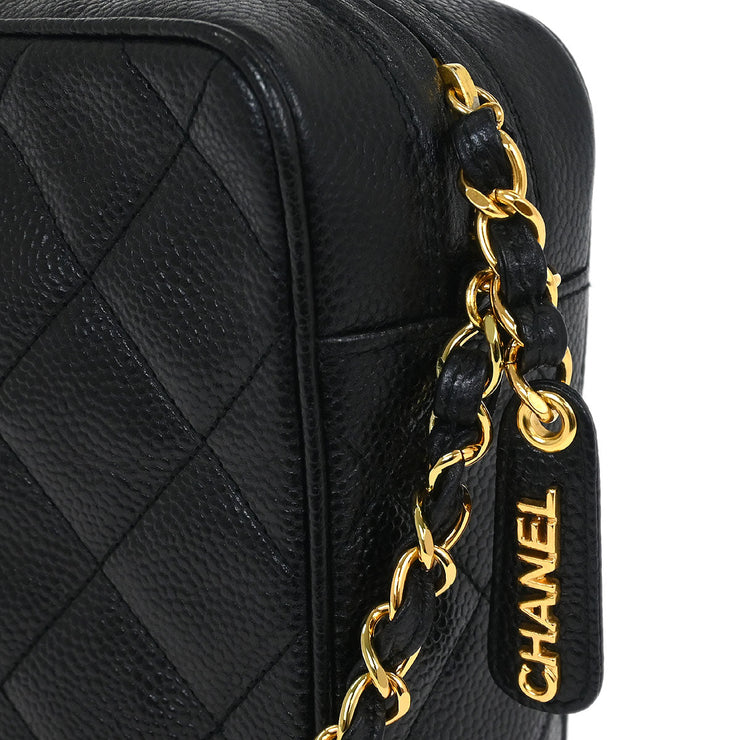 Chanel Black Calfskin Camera Bag 125076