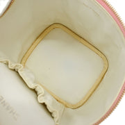 Chanel Pink Calfskin Timeless Vanity Handbag 125077