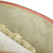 Chanel Pink Calfskin Timeless Vanity Handbag 125077