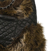 Chanel  Black Calfskin Mademoiselle Lock Shoulder Bag 125078