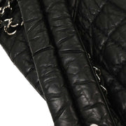 Chanel  Black Calfskin Mademoiselle Lock Shoulder Bag 125078