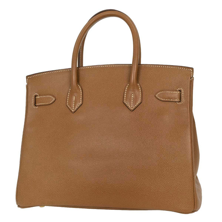 Hermes Gold Courchevel Birkin 30 Handbag Square:G 26A 125079