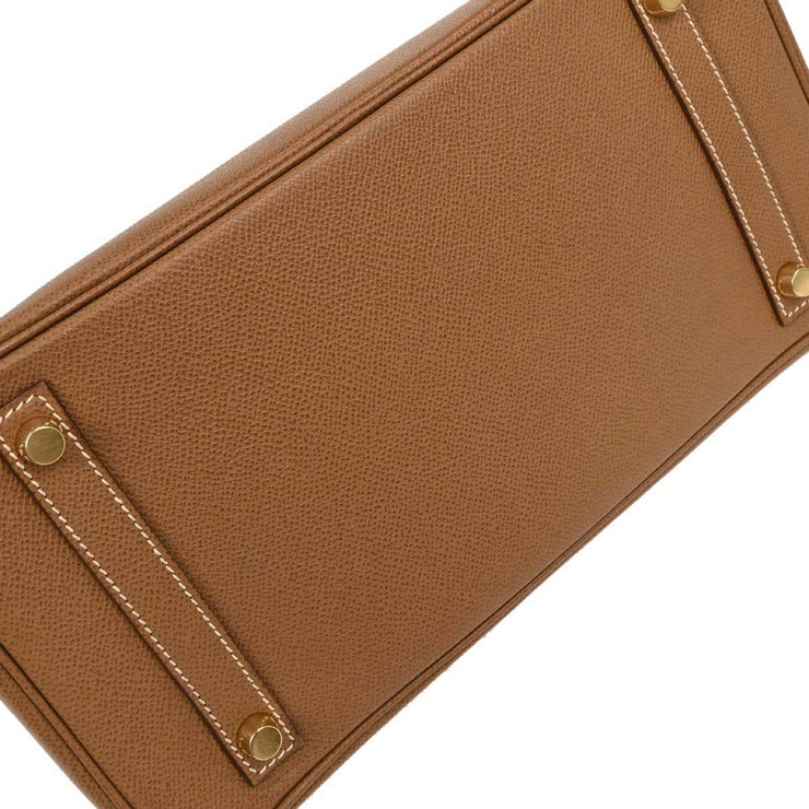 Hermes Gold Courchevel Birkin 30 Handbag Square:G 26A 125079
