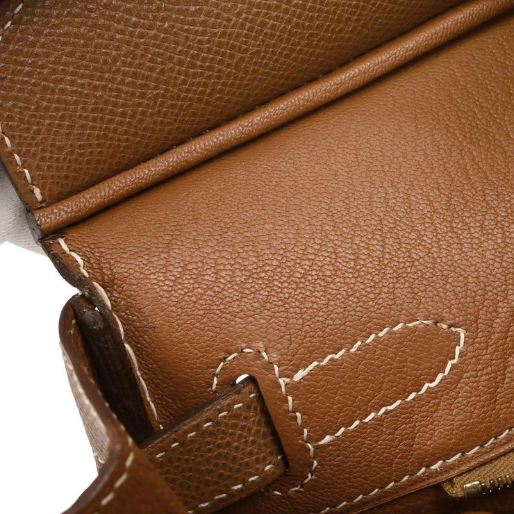 Hermes Gold Courchevel Birkin 30 Handbag Square:G 26A 125079