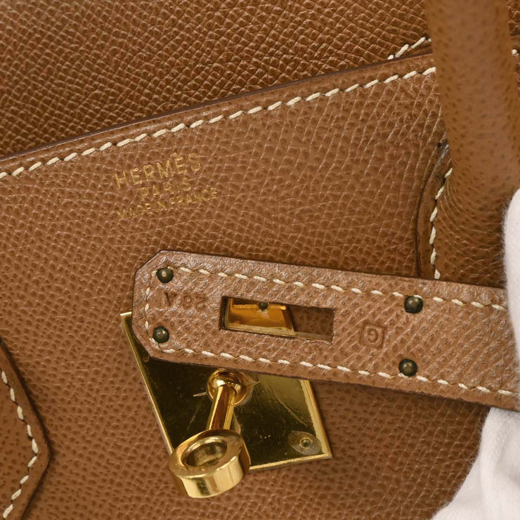 Hermes Gold Courchevel Birkin 30 Handbag Square:G 26A 125079