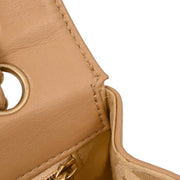 Chanel Beige Calfskin Shoulder Bag 125080