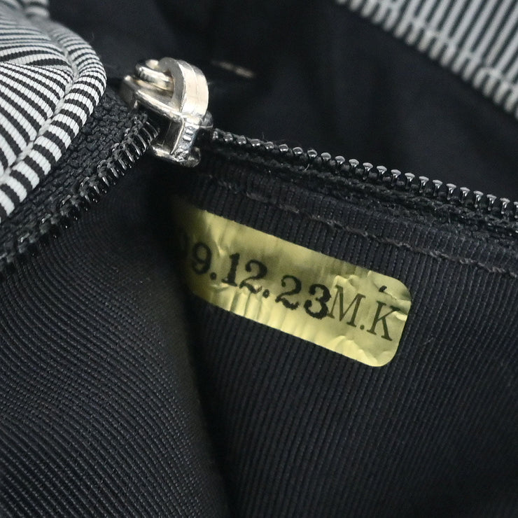 Chanel Black Nylon Bubble Quilt Handbag 125081