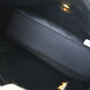 Chanel Black Velvet Handbag 125084