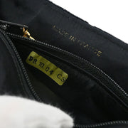 Chanel Black Velvet Handbag 125084