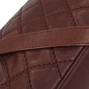 Chanel Bordeaux Calfskin Paris-Edinburgh Coco Sporran Flap Bag 125085