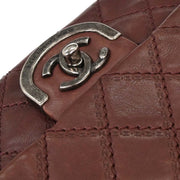 Chanel Bordeaux Calfskin Paris-Edinburgh Coco Sporran Flap Bag 125085