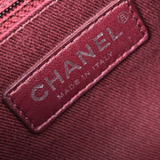 Chanel Bordeaux Calfskin Paris-Edinburgh Coco Sporran Flap Bag 125085